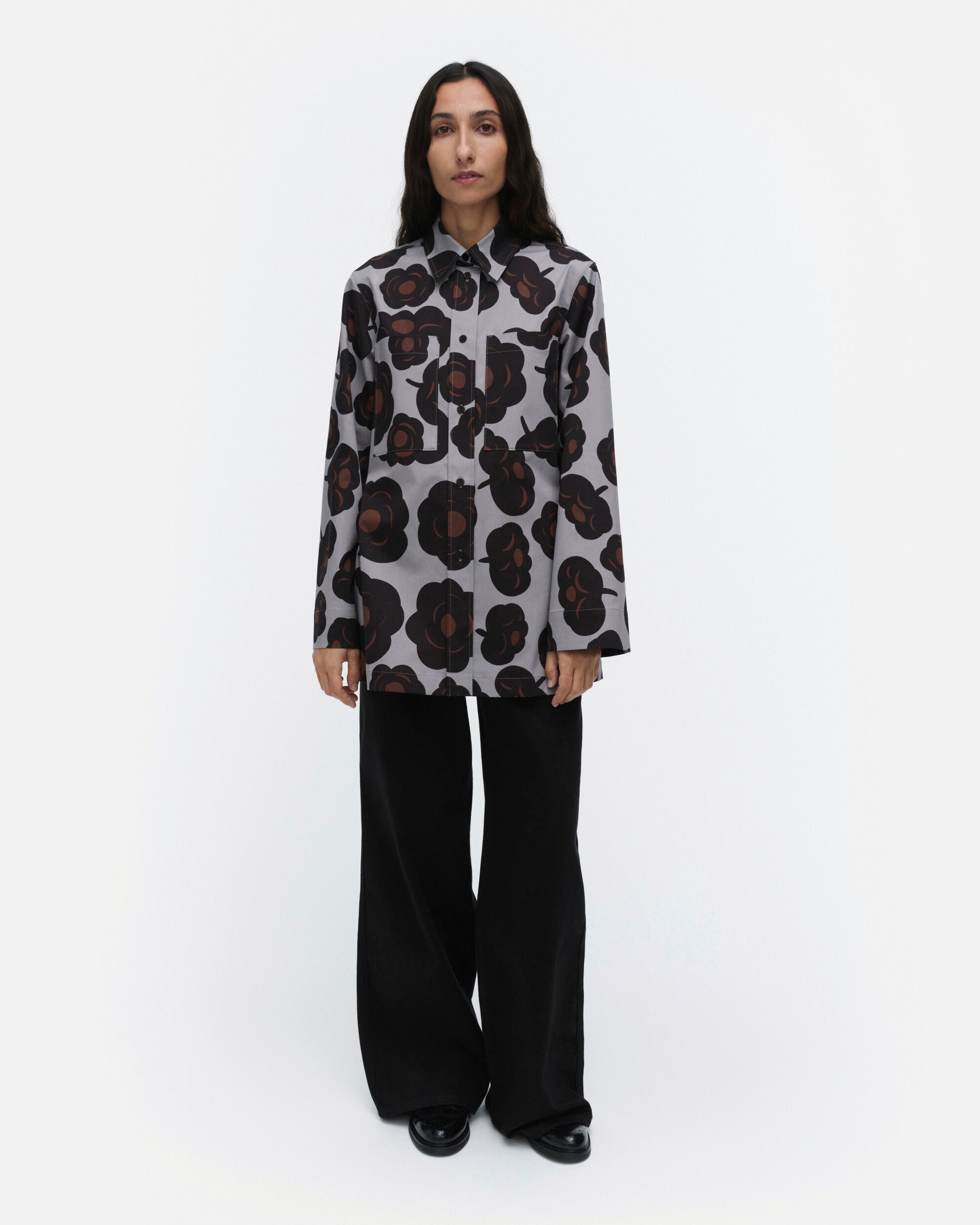 Chemise en coton Maaria Tumma