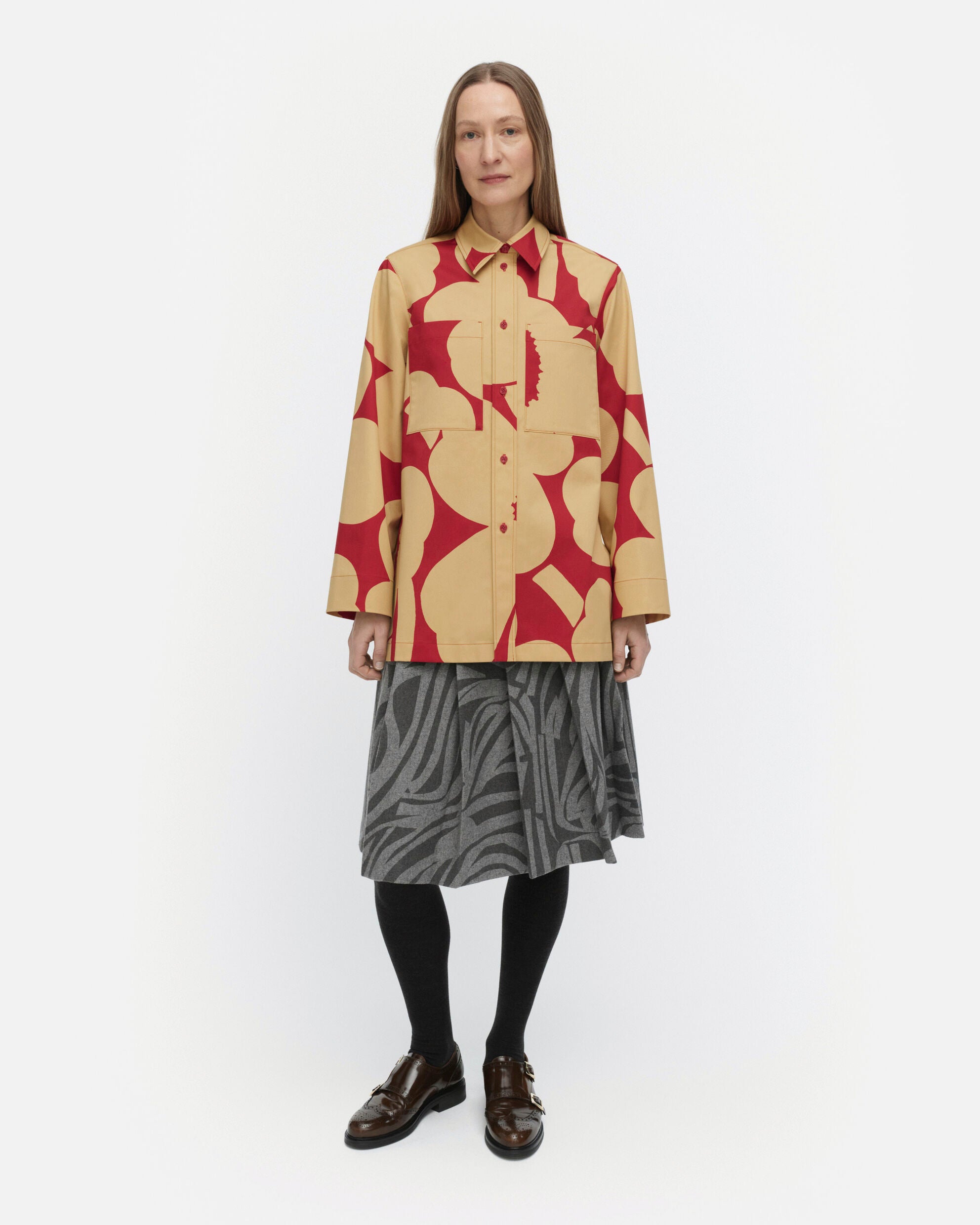 Chemise en coton Maaria Unikko