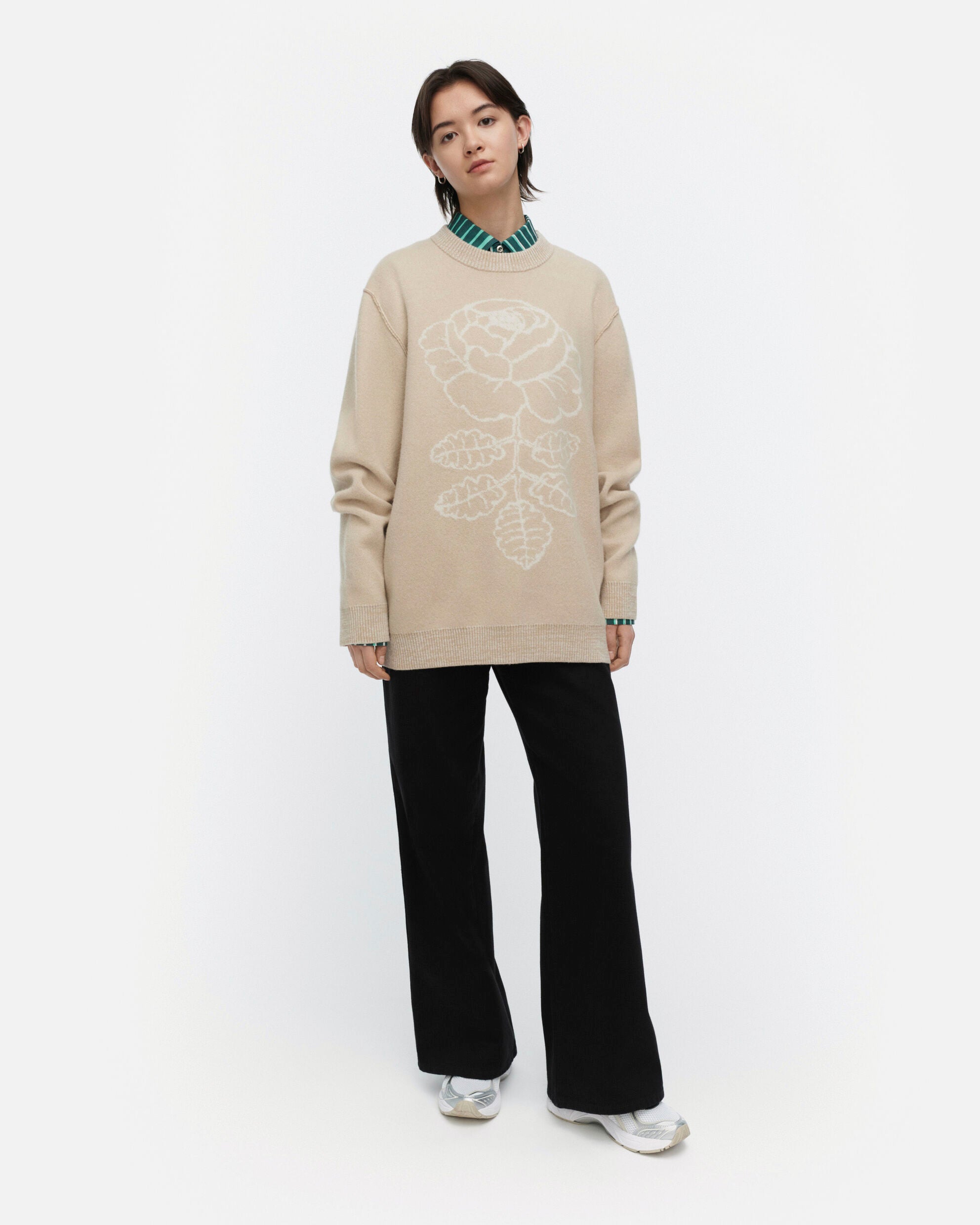 Rws Ruusut Vihkiruusu Knitted wool pullover