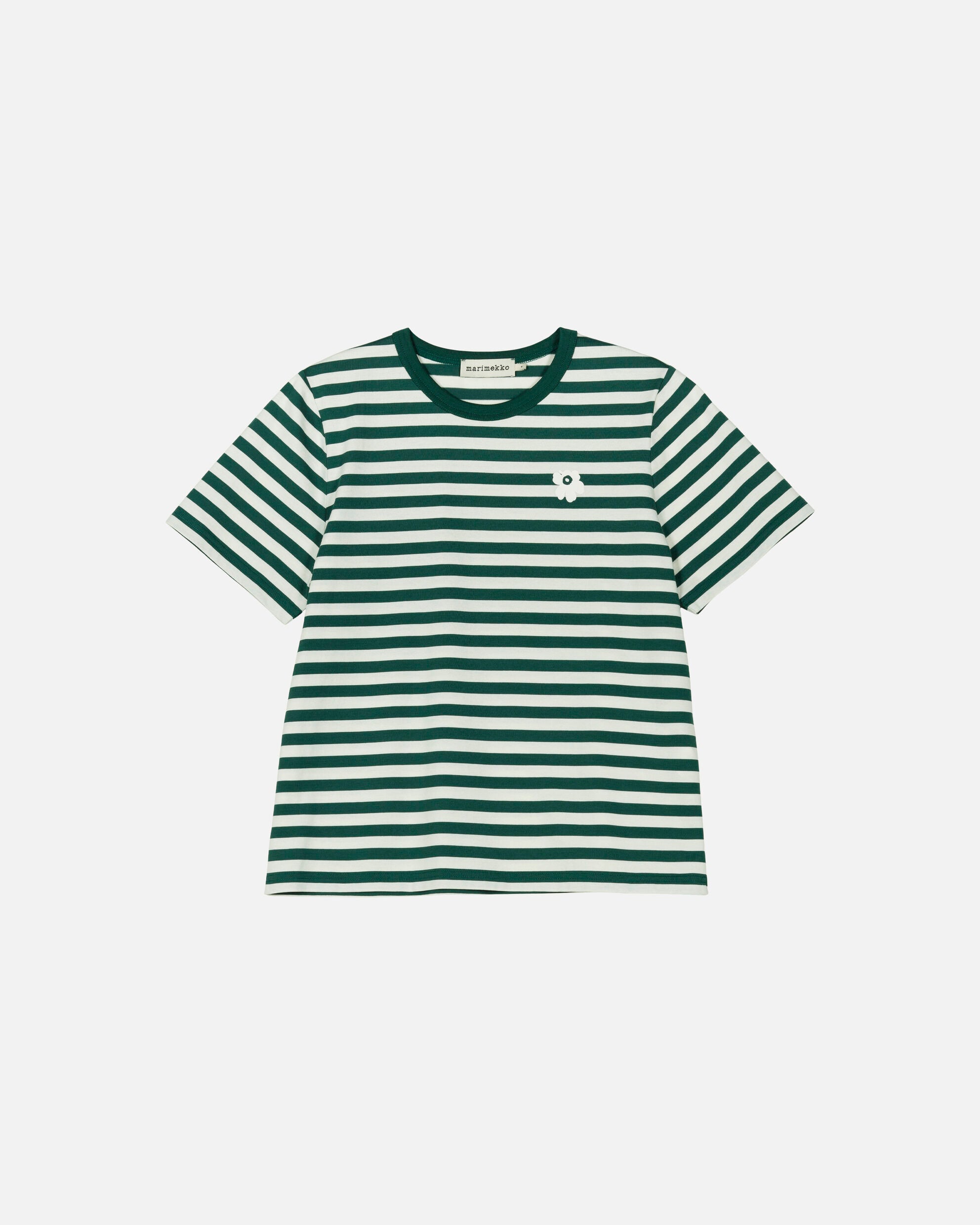 Tasaraita Unikko Kioski t-shirt