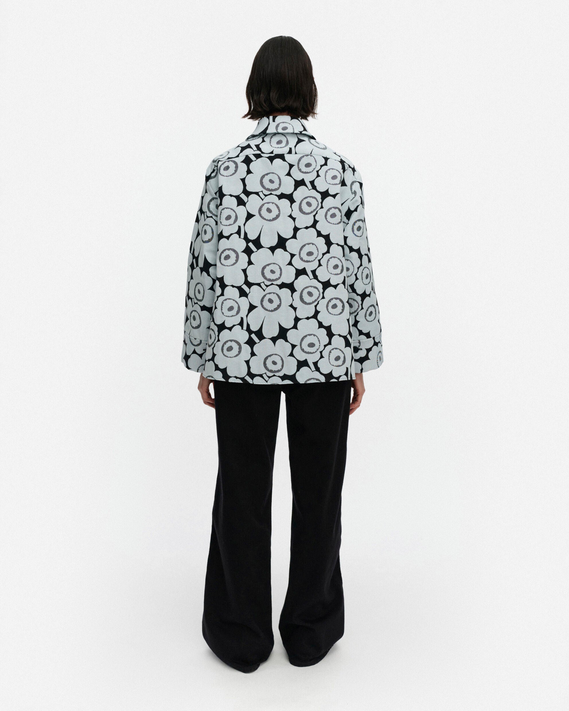 marimekko マリメッコ シャツ チュニック オデッサ 花柄 L2493 marimekko - marimekko マリメッコ シャツ チュニック オデッサ 花柄