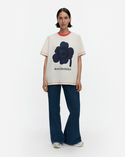 marimekko Tシャツ unikko Tarttua Unikko Placement Kioski t-shirt