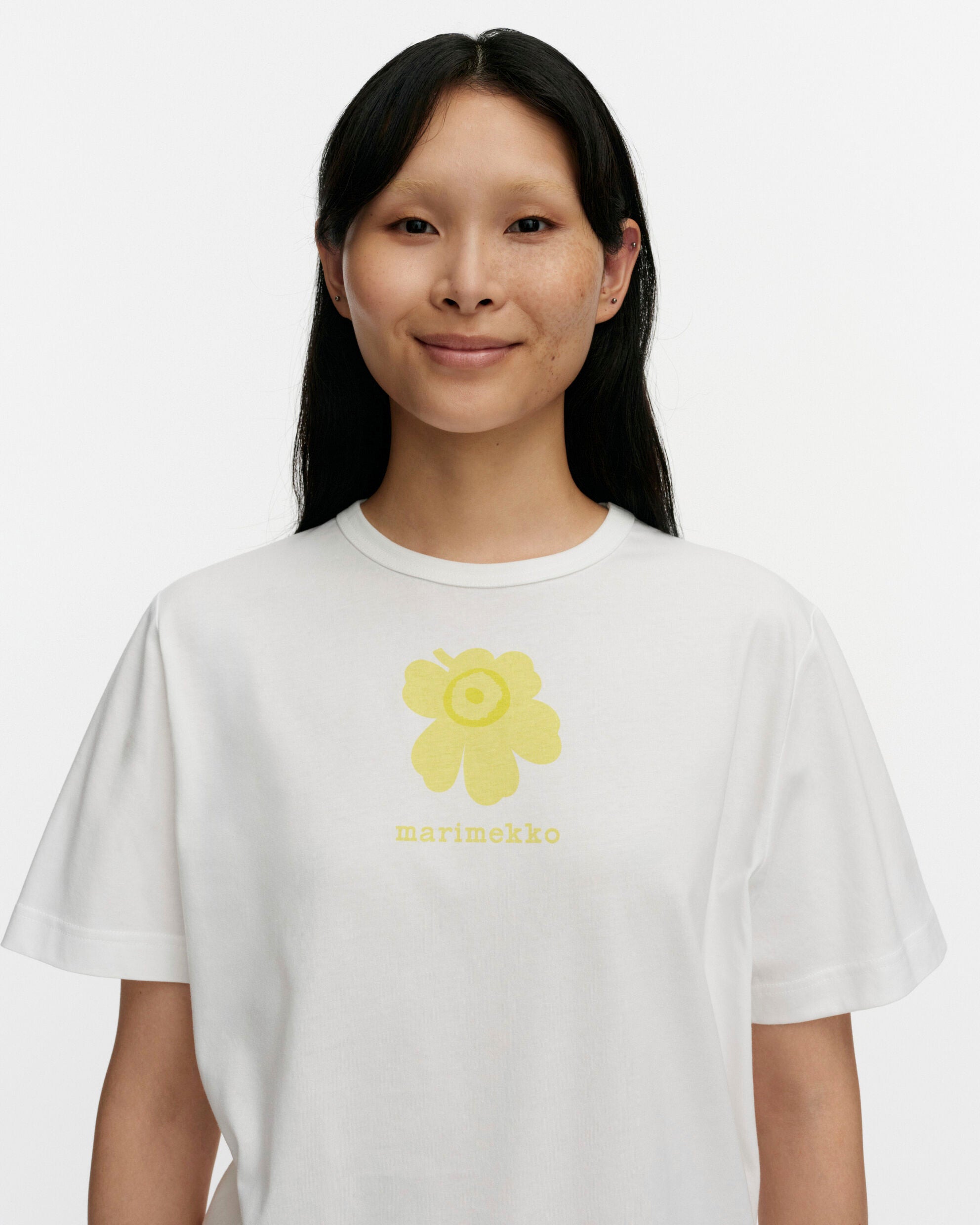 トップス Marimekko KIOSKI Erna Unikko placement T Erna Unikko Placement Kioski t-shirt