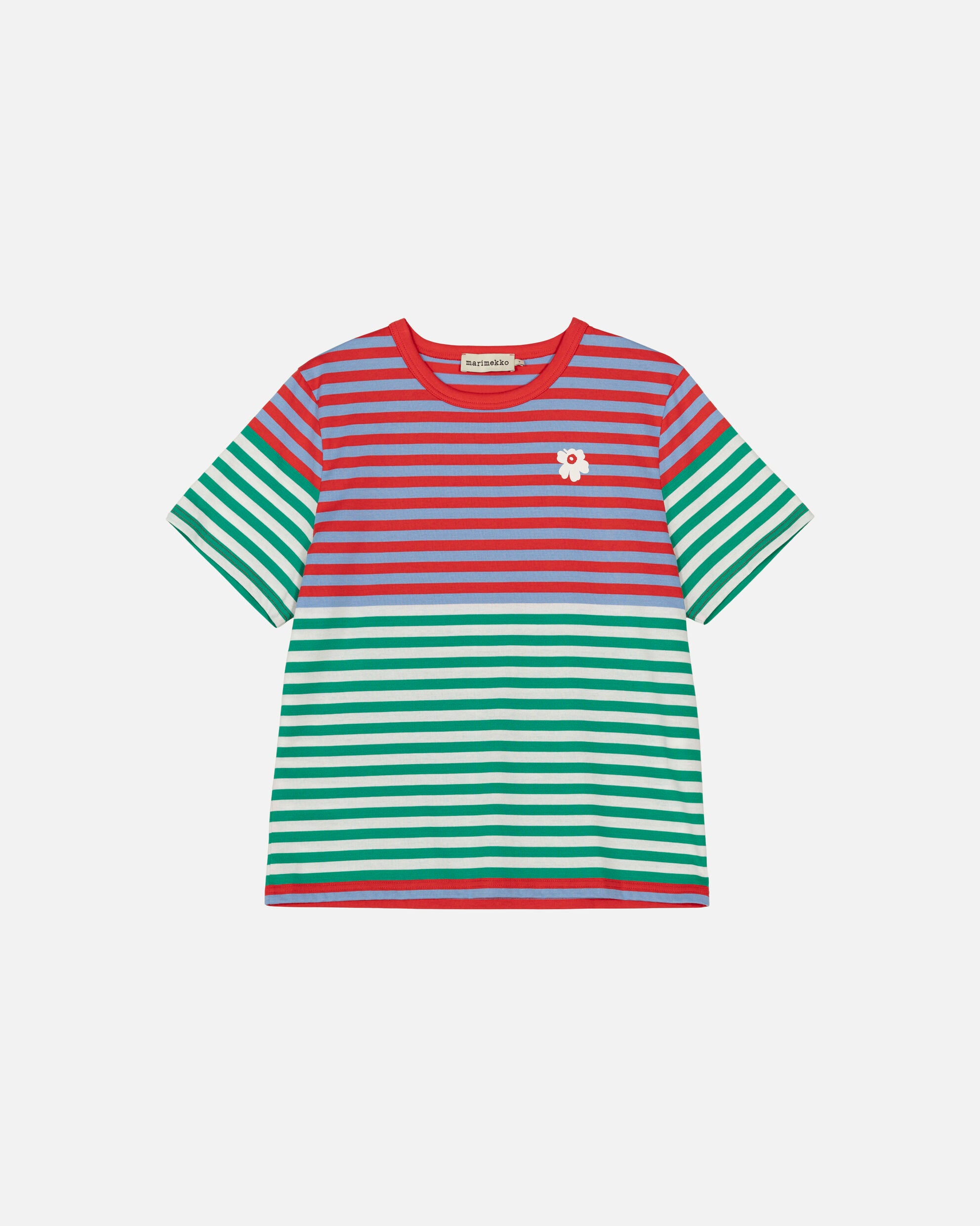 T-shirt Tasaraita Unikko Kioski