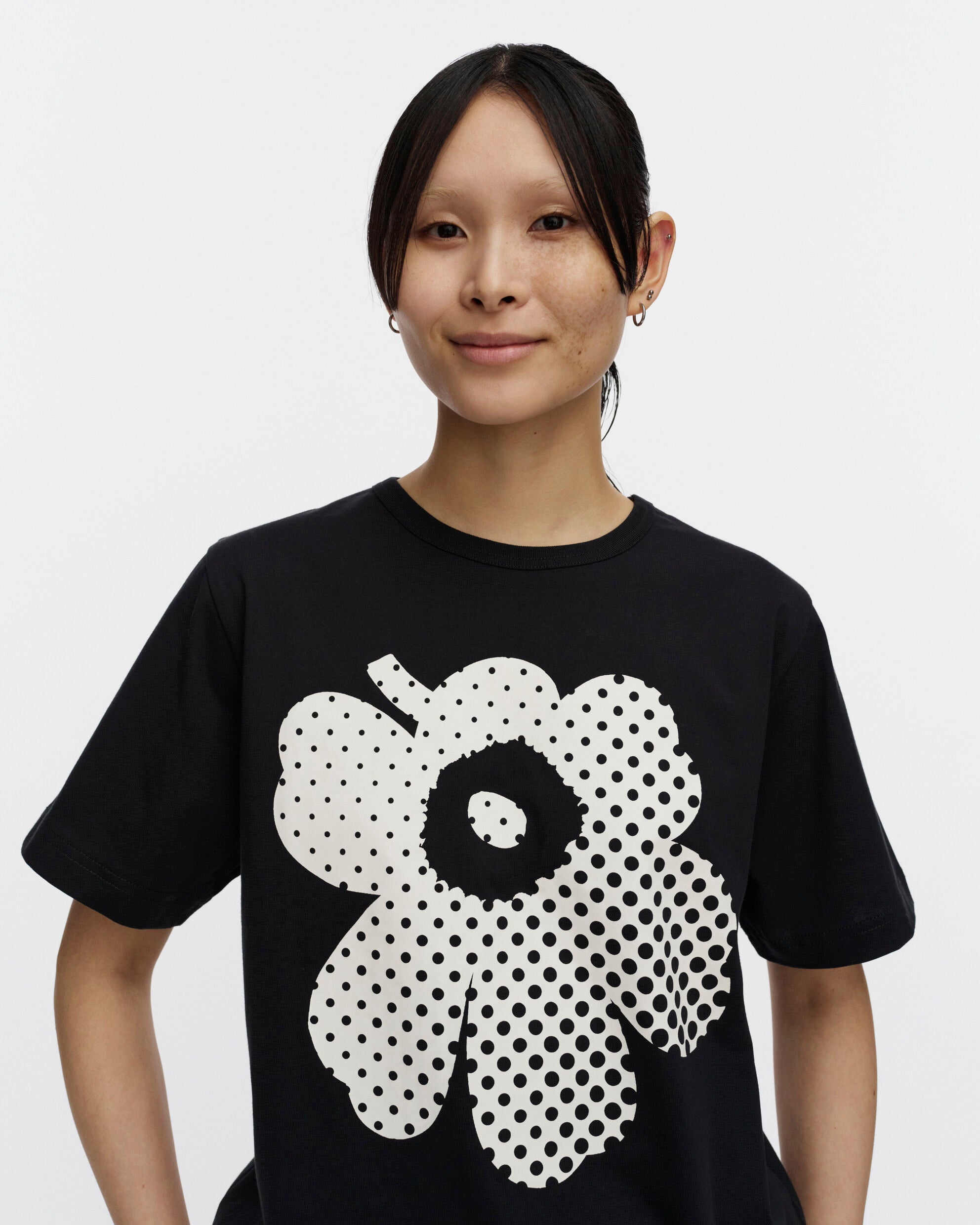 Erna Unikko t-shirt Kioski à imprimé placé
