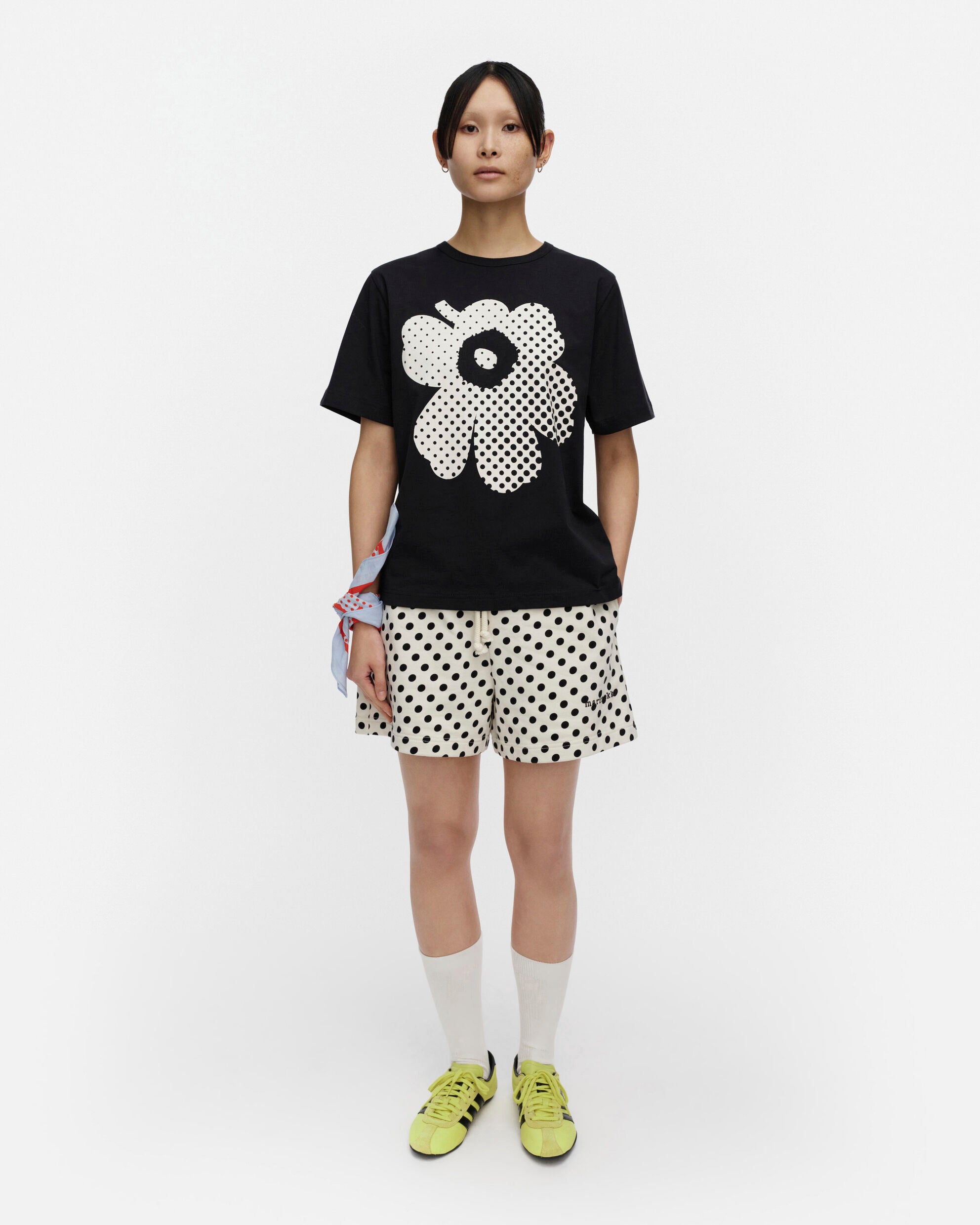 Erna Unikko t-shirt Kioski à imprimé placé