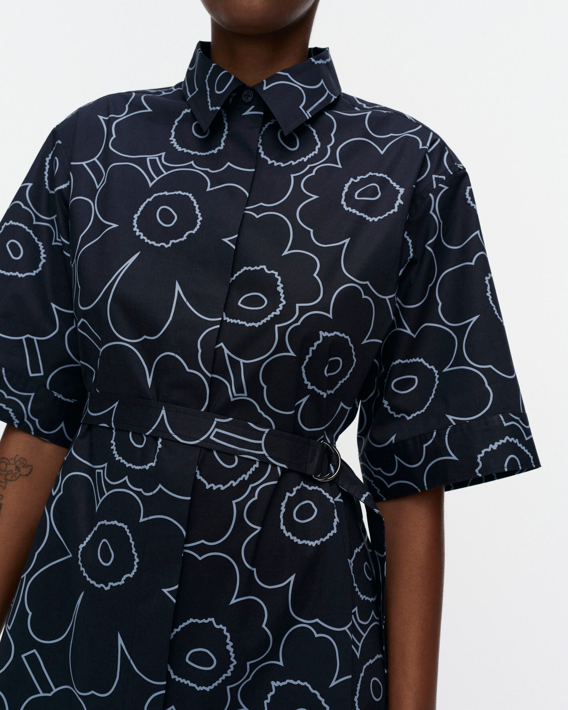 Popliini Piirto Unikko Dress