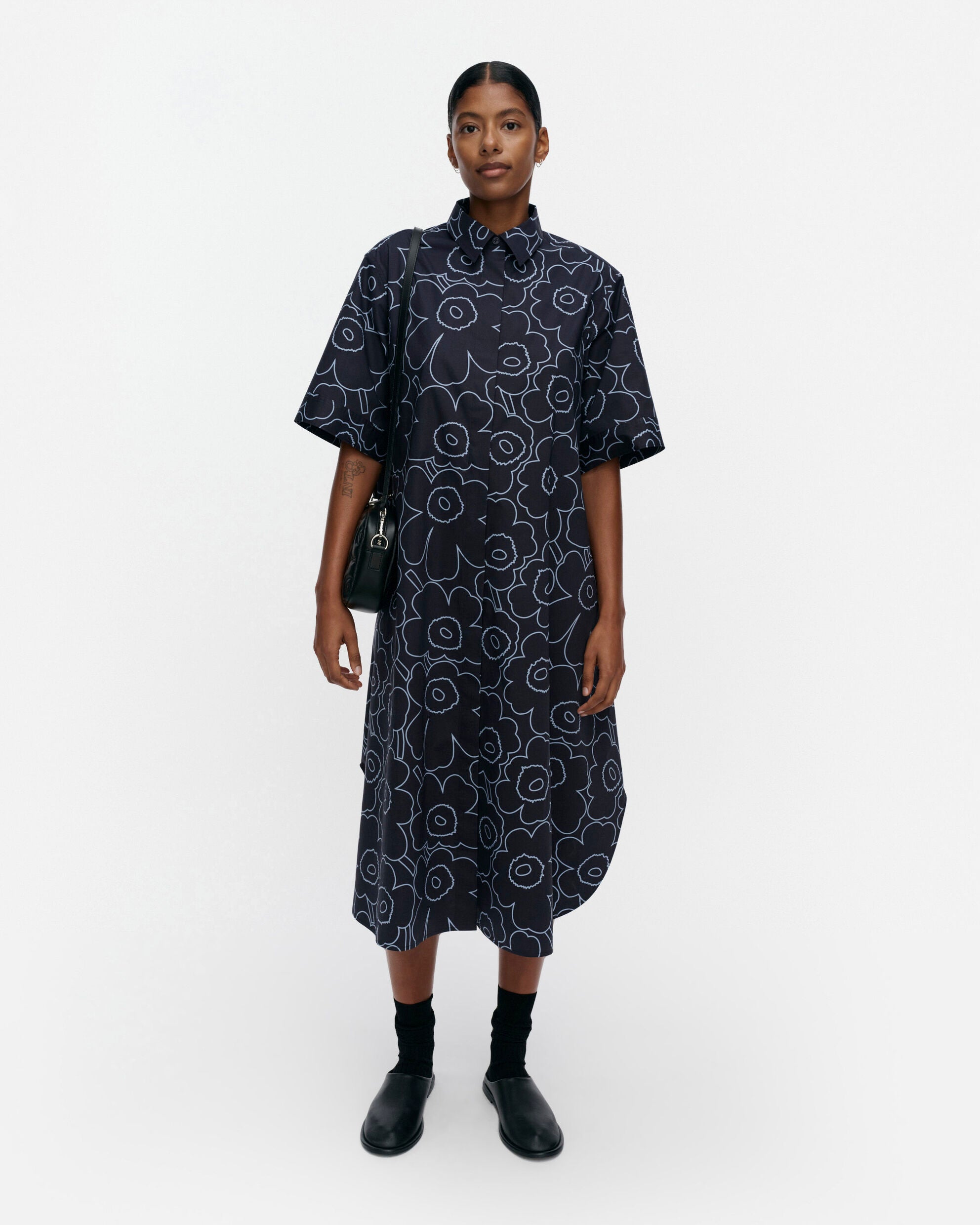 Popliini Piirto Unikko Dress