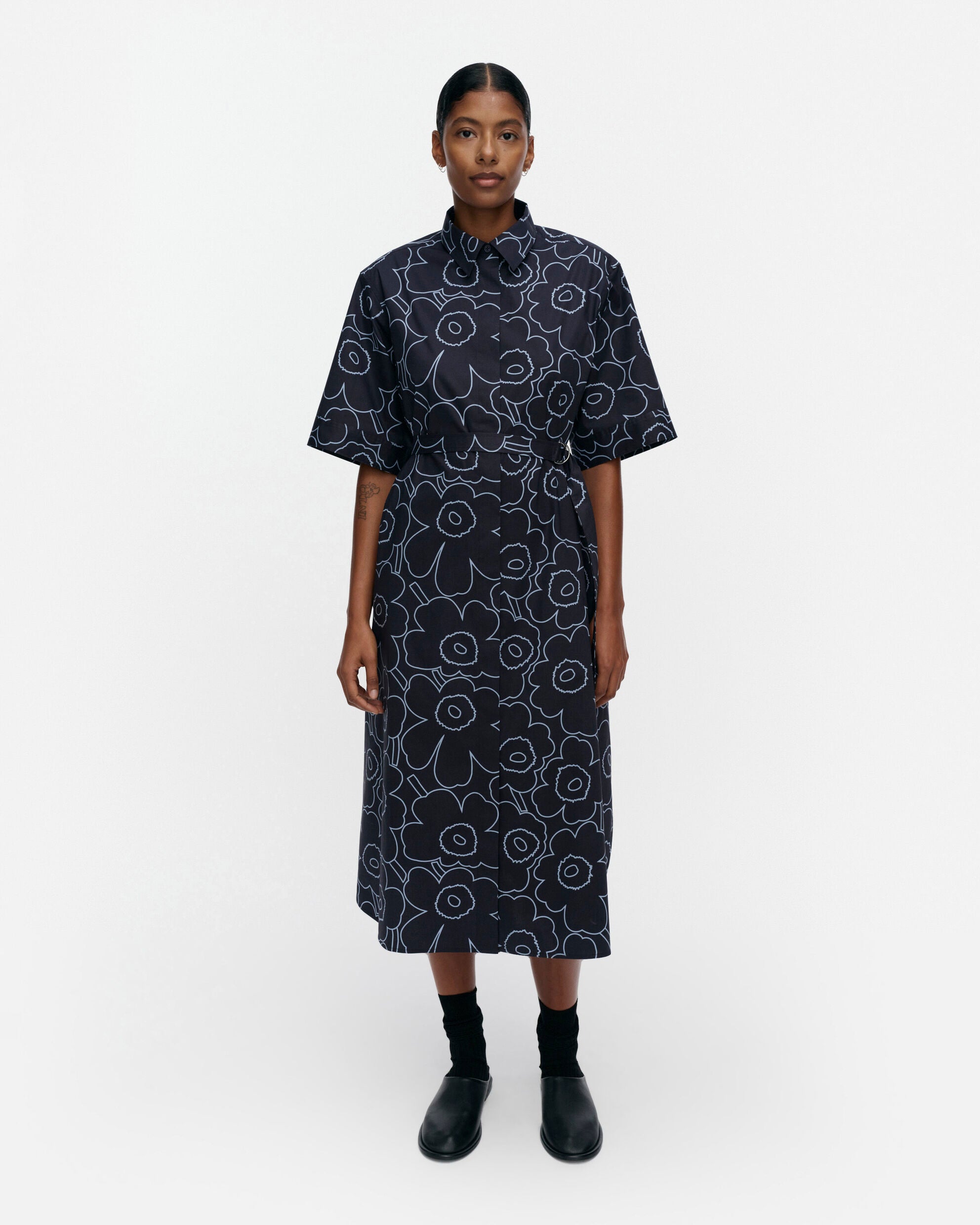 Popliini Piirto Unikko Dress