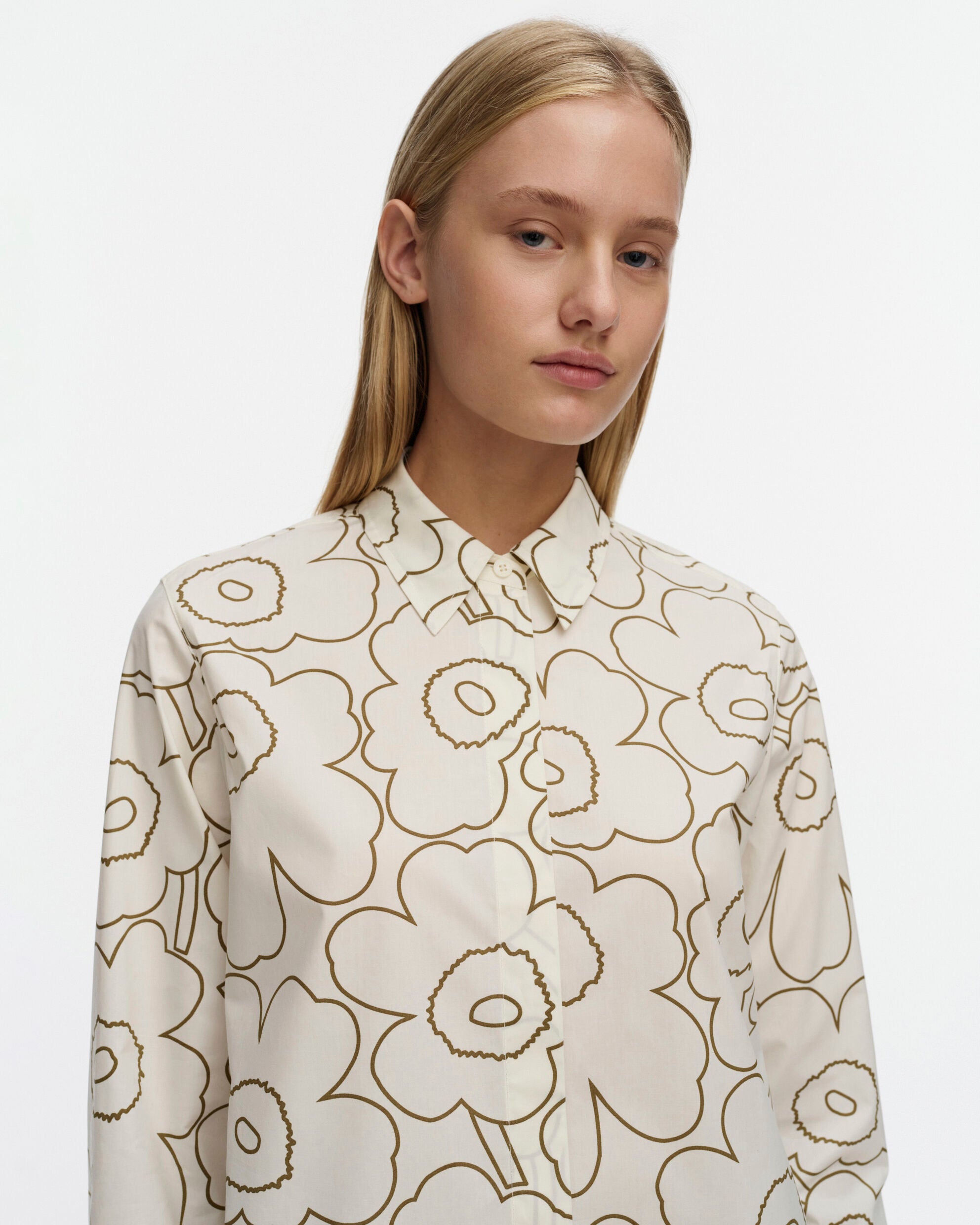 Tilla Piirto Unikko Cotton poplin shirt
