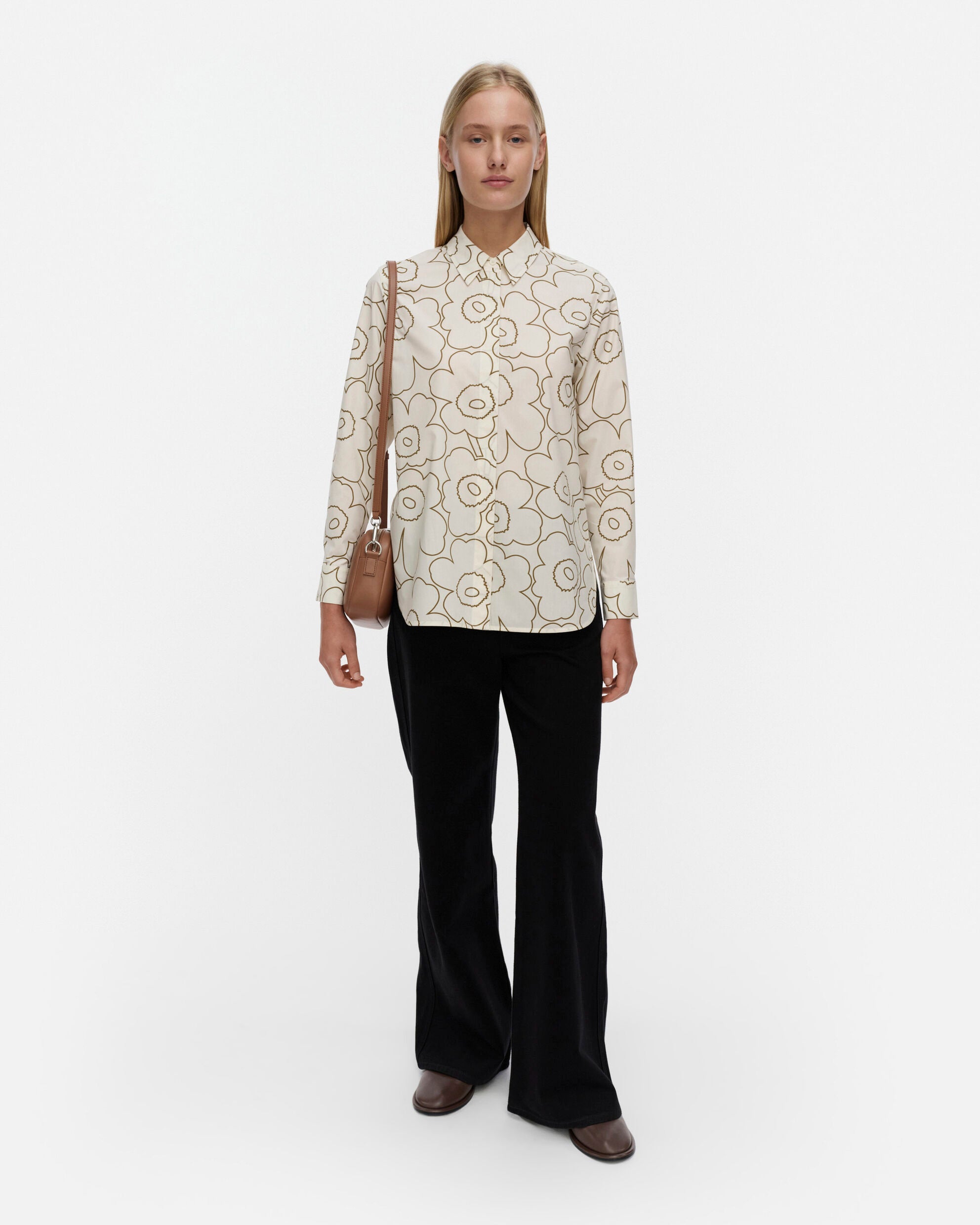 Tilla Piirto Unikko Cotton poplin shirt
