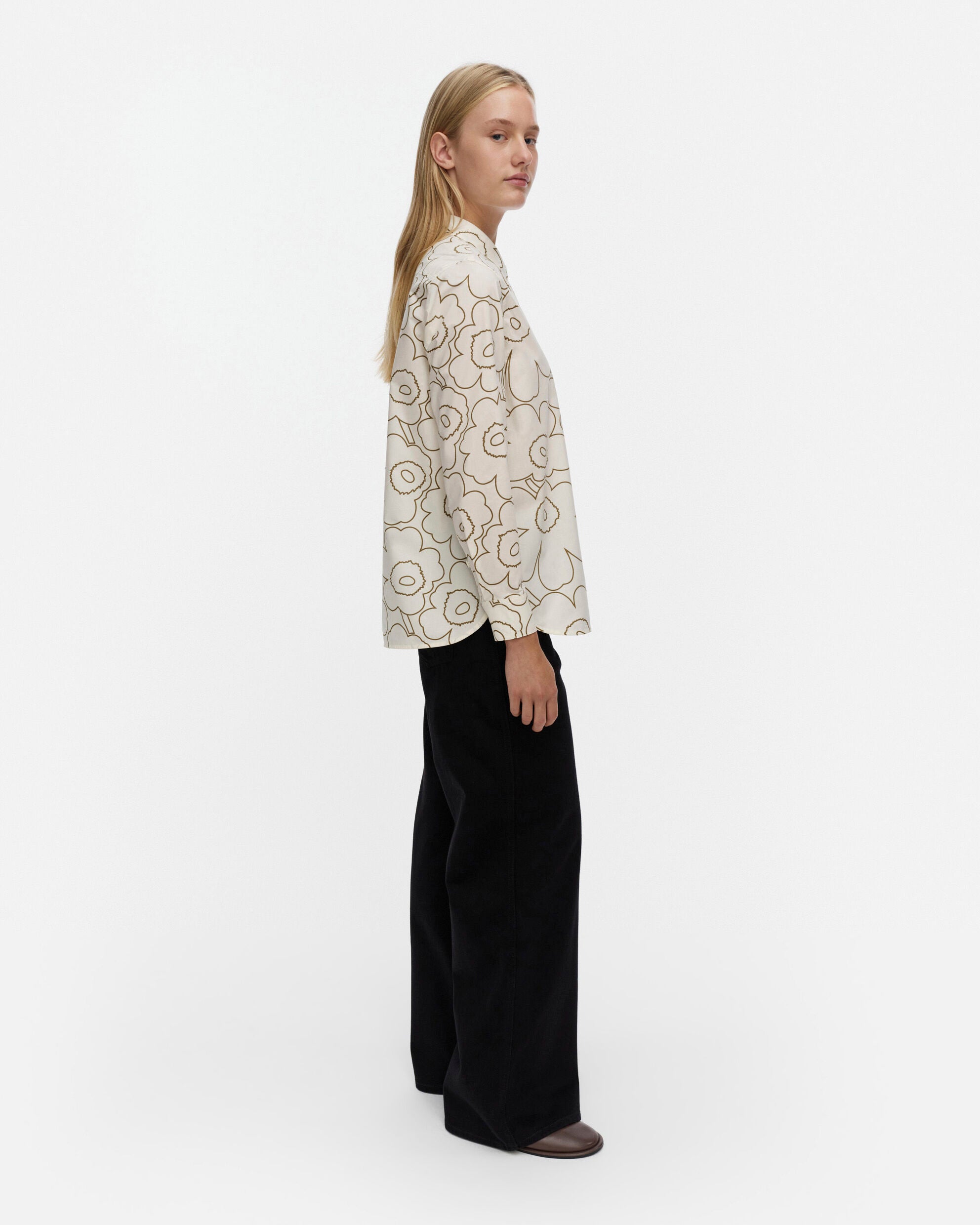 Tilla Piirto Unikko Cotton poplin shirt